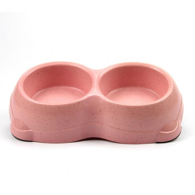 सबसे अच्छी कीमत के साथ टिकाऊ डबल बांस पोर्टेबल कुत्ते और बिल्ली के भोजन का कटोरा 1