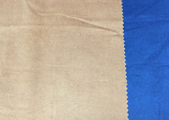 इंडिगो / काला 28w हल्के वज़न का कॉरडरॉय फ़ैब्रिक 98 कॉटन 2 स्पैन्डेक्स फ़ैब्रिक